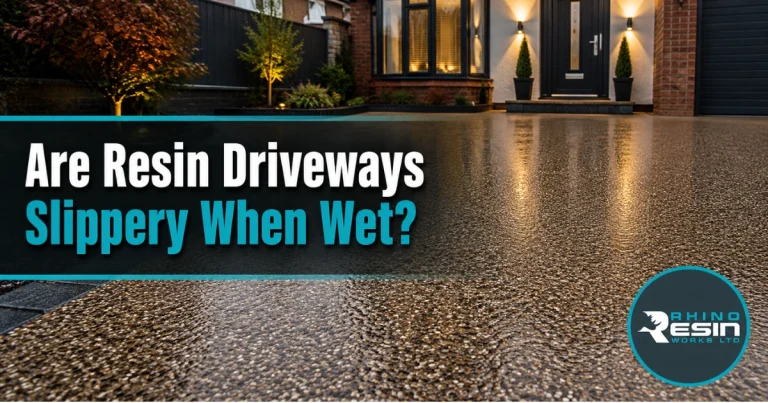 Are Resin Driveways Slippery When Wet?
